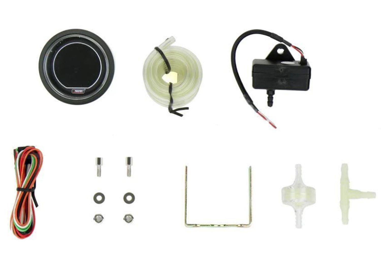 PROSPORT GAUGESGauge EVO Boost w/Sender White / Green