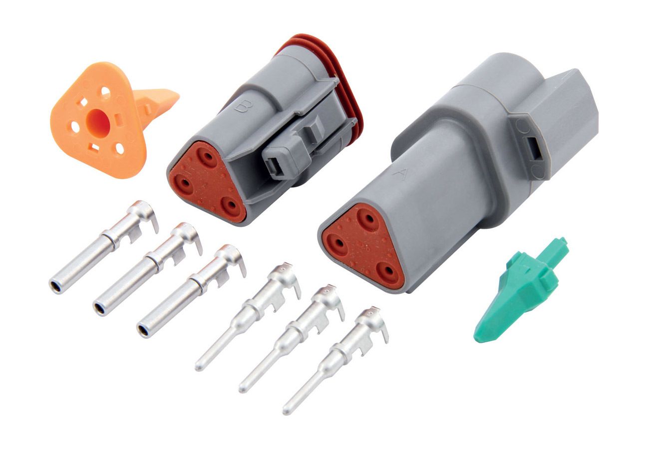 QUICKCAR RACING PRODUCTSDeutsch Connector - 3-Pin