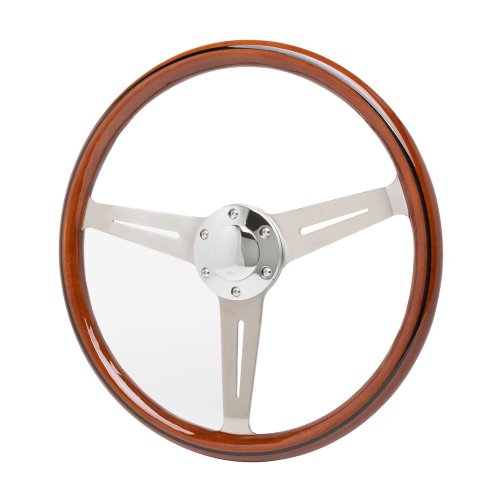 RACING POWER CO-PACKAGED15in Stainless Steering Wheel