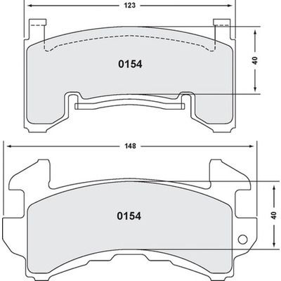 PFC BRAKESBrake Pads Metric GM