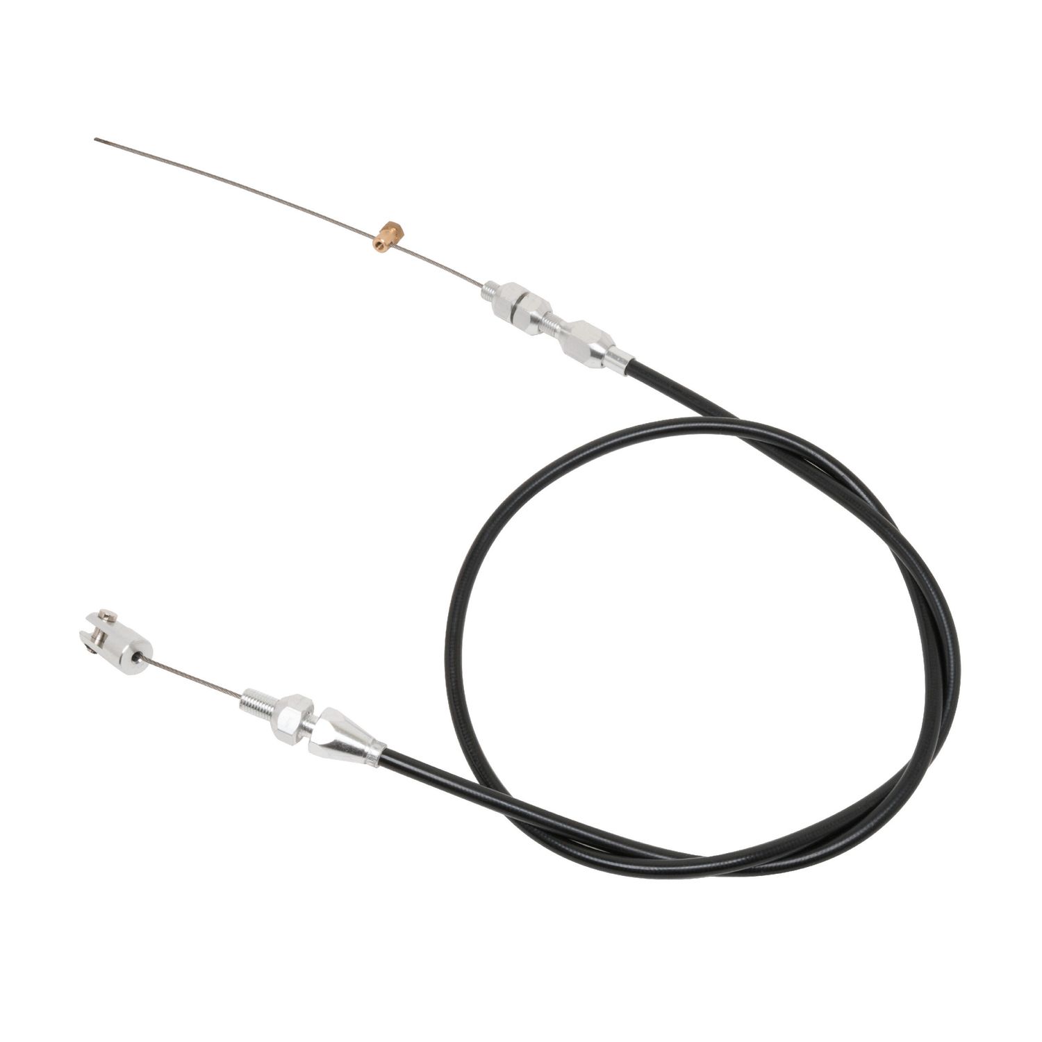 RACING POWER CO-PACKAGED48in Universal EFI Throttle Cable Black