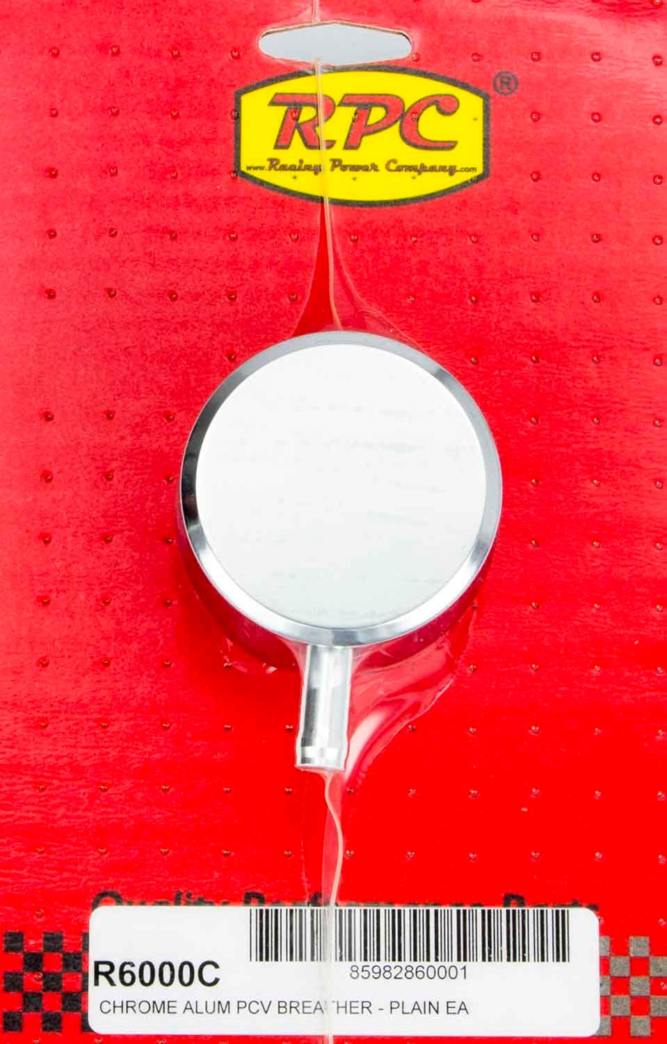 RACING POWER CO-PACKAGEDAlum Plain PCV Breather Chrome