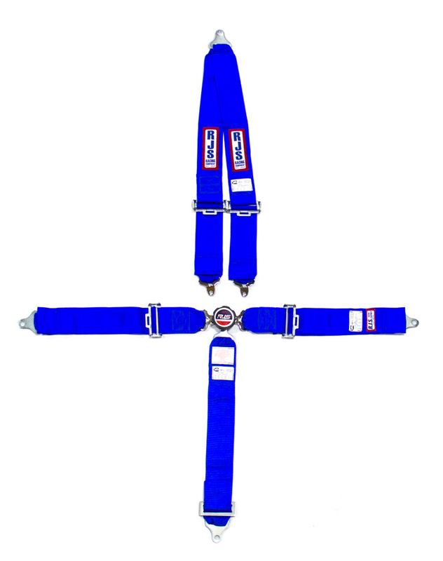 RJS SAFETY5 PT Harness System Q/R BL Roll Bar 3inSub