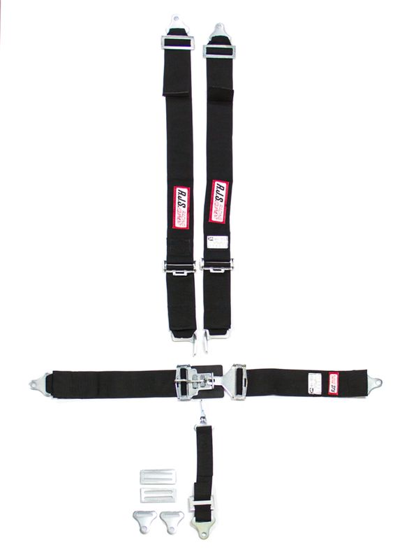 RJS SAFETY5-Pt Harness System BK Ind Bolt In Mt 2in Sub