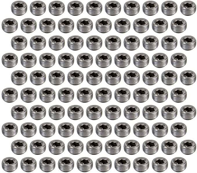 PIONEER1/2 Pipe Plugs 100pk Hex Socket