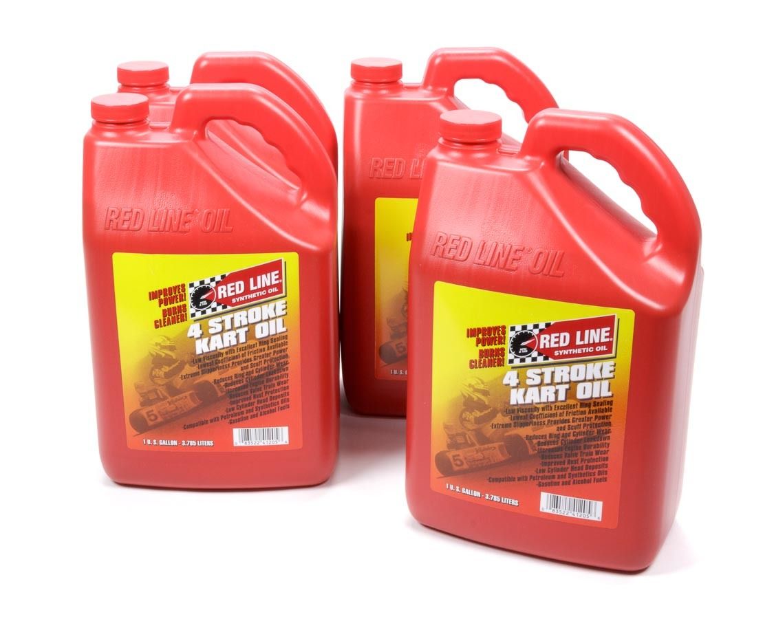 REDLINE OIL4 Cycle Kart Oil Case 4x1 Gallon