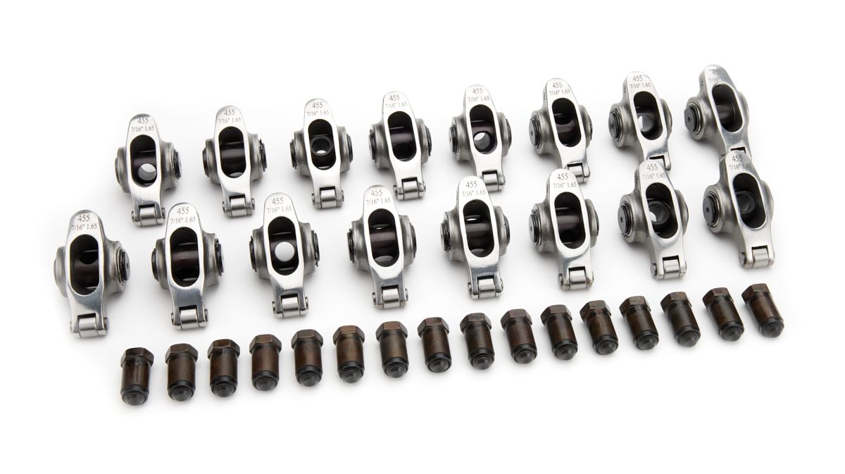 PRW INDUSTRIES, INC.Pontiac S/S Roller R/A's - 1.65 Ratio 7/16 Stud
