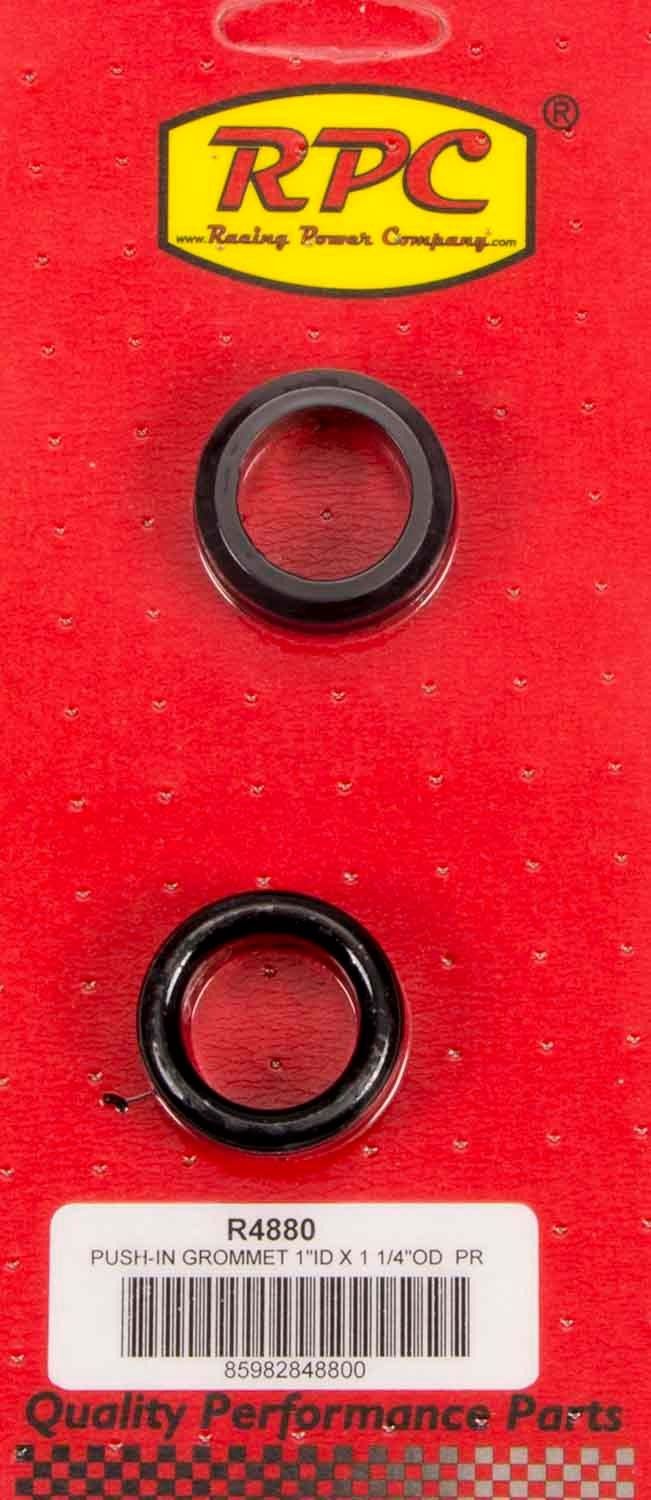 RACING POWER CO-PACKAGED1-1/4 OD x 1 ID Steel V/C Breather Grommets 2p