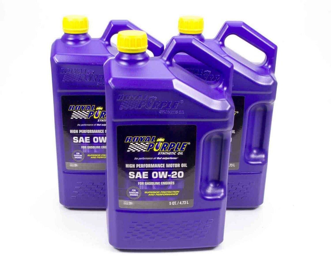 ROYAL PURPLE0w20 Multi-Grade SAE Oil 3x5qt Bottles