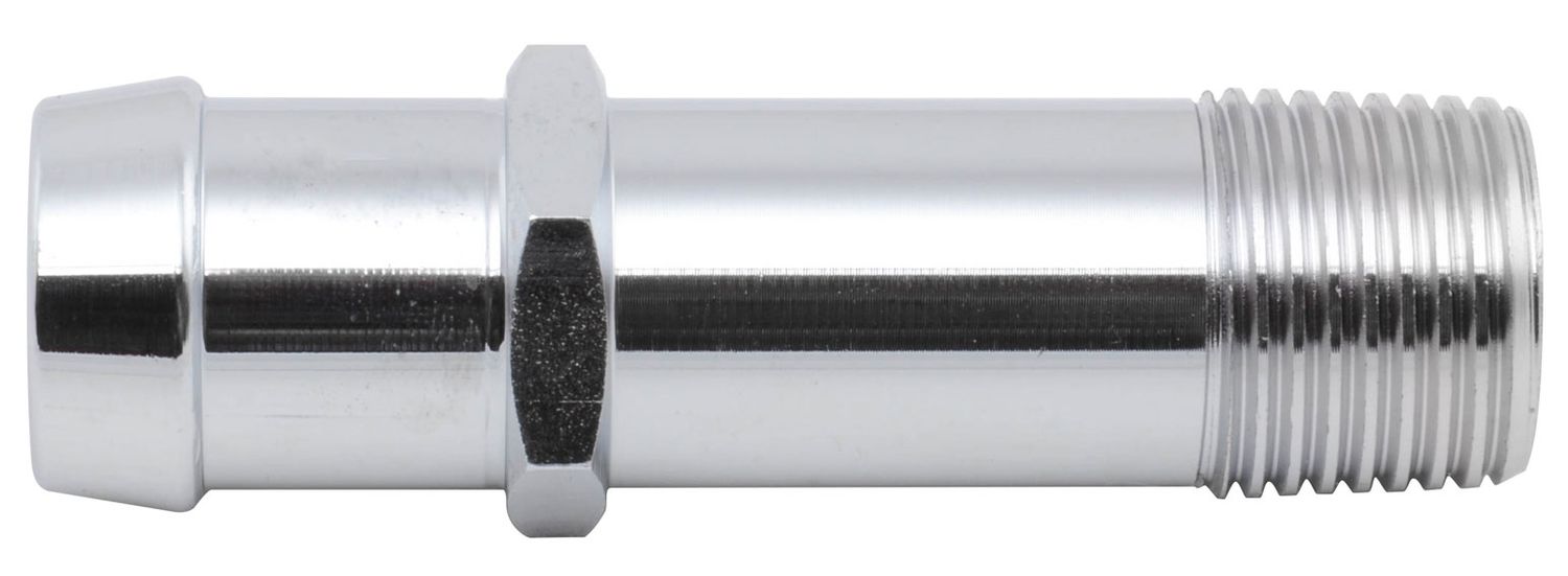 RACING POWER CO-PACKAGEDAlum Water Pump Fitting 1/2In NTP to 3/4In Barb