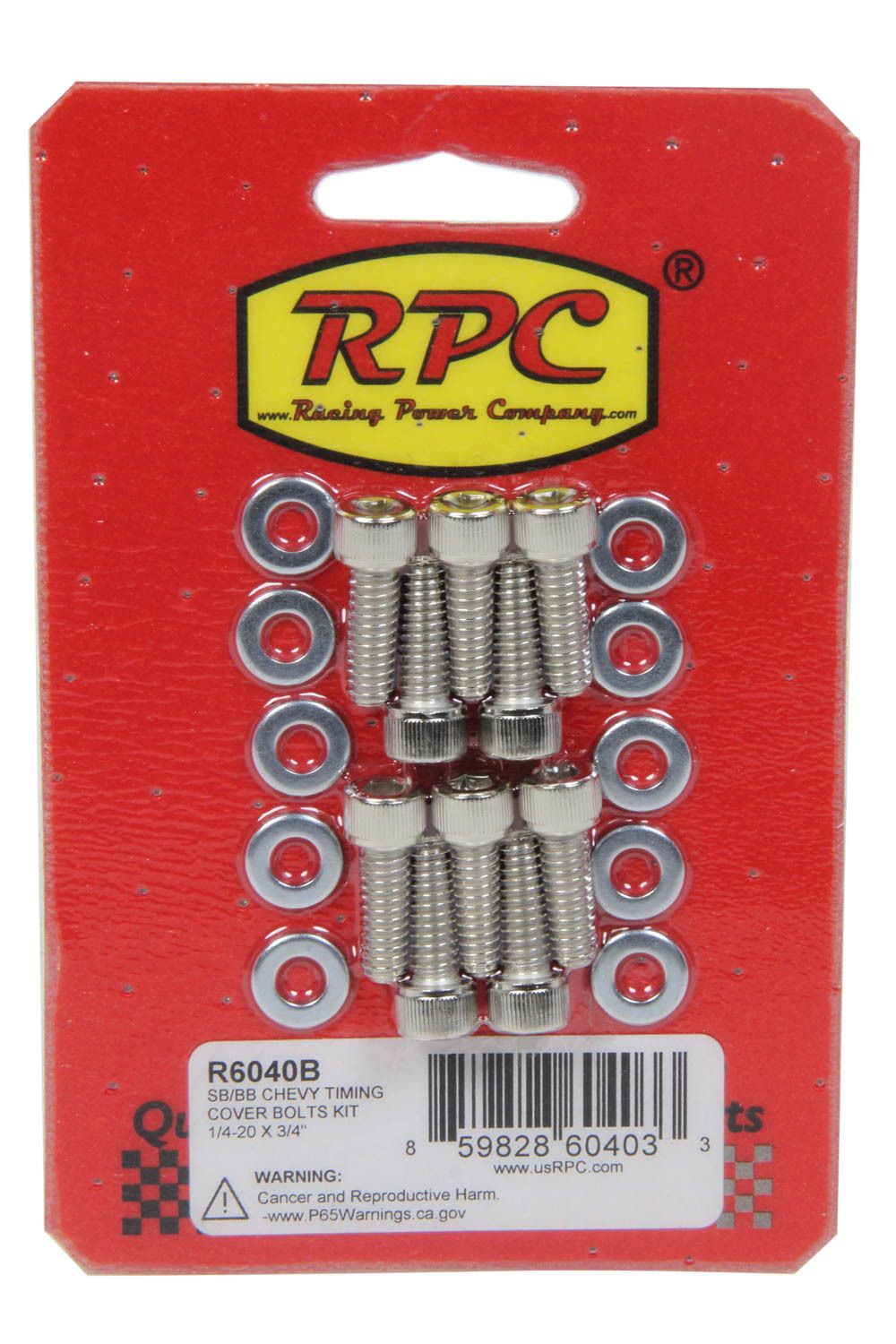 RACING POWER CO-PACKAGEDTiming Chain Cover Bolts -10