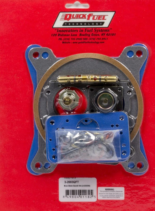 QUICK FUEL TECHNOLOGYCarb Rebuild Kit w/Non- Stick Gaskets 4223/4224