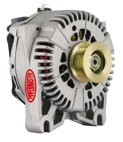 POWERMASTER200amp Alternator Ford 4G Style Natural Finish