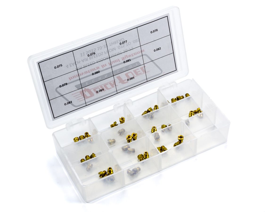 QUICK FUEL TECHNOLOGYAir Bleed Assortment Kit .075in - .085in