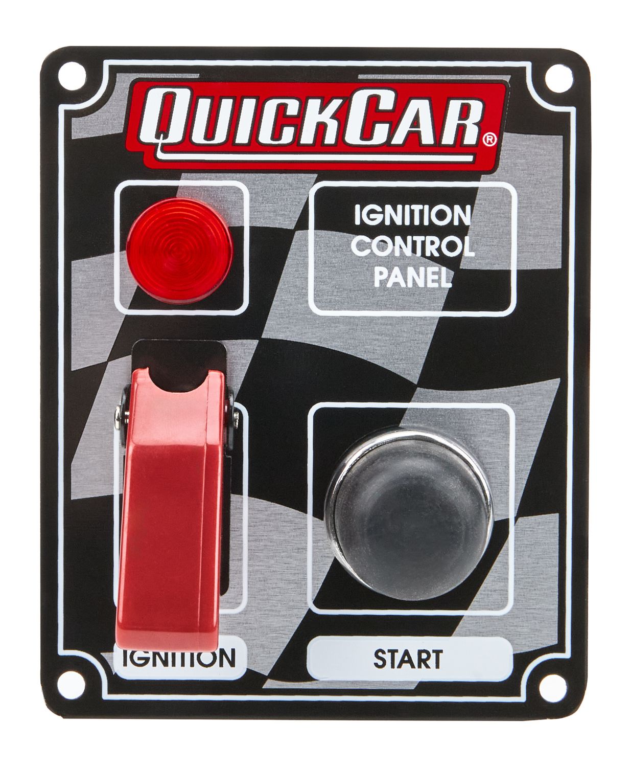 QUICKCAR RACING PRODUCTSIgnition Panel w/Flip Switch and Light