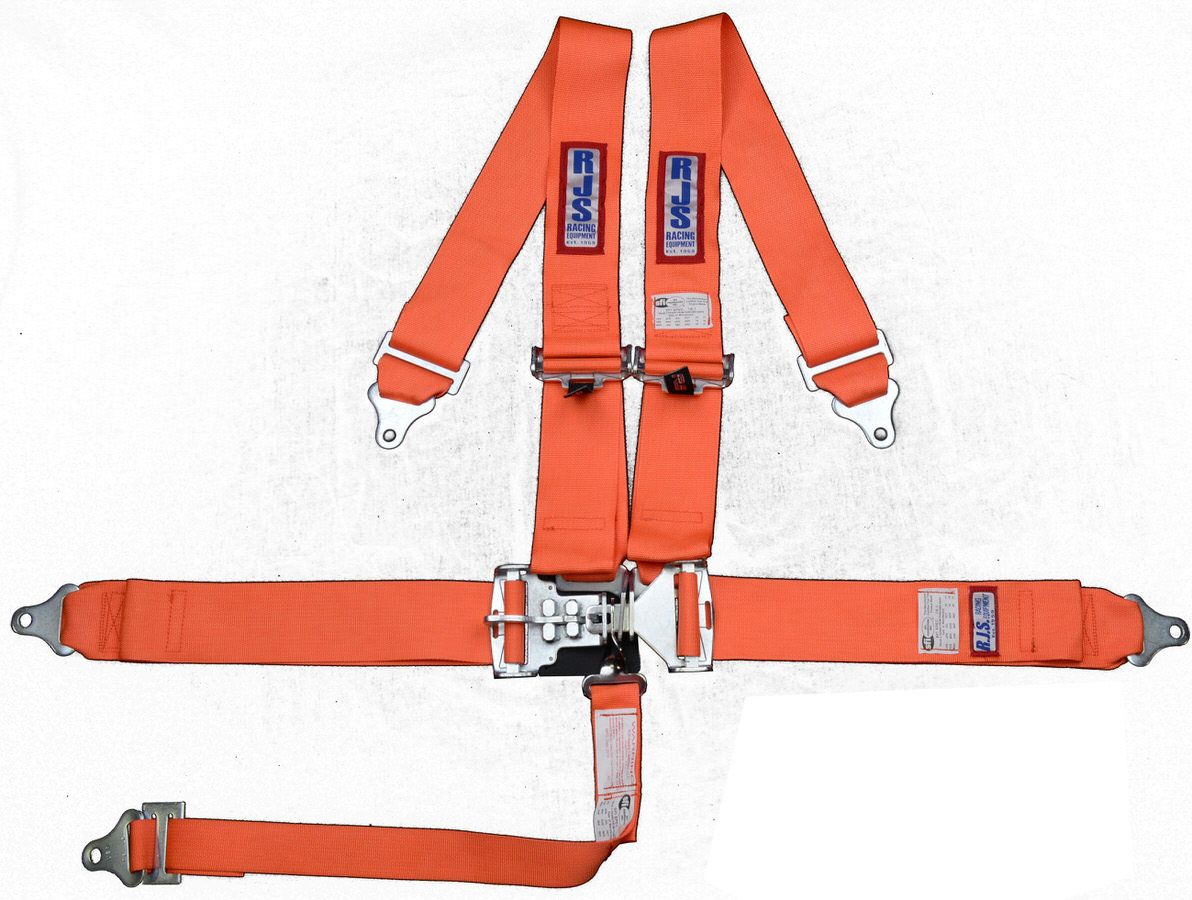 RJS SAFETYSFI 16.1 L&L HARNESS 3in PULL DOWN Lap Belt BOLT