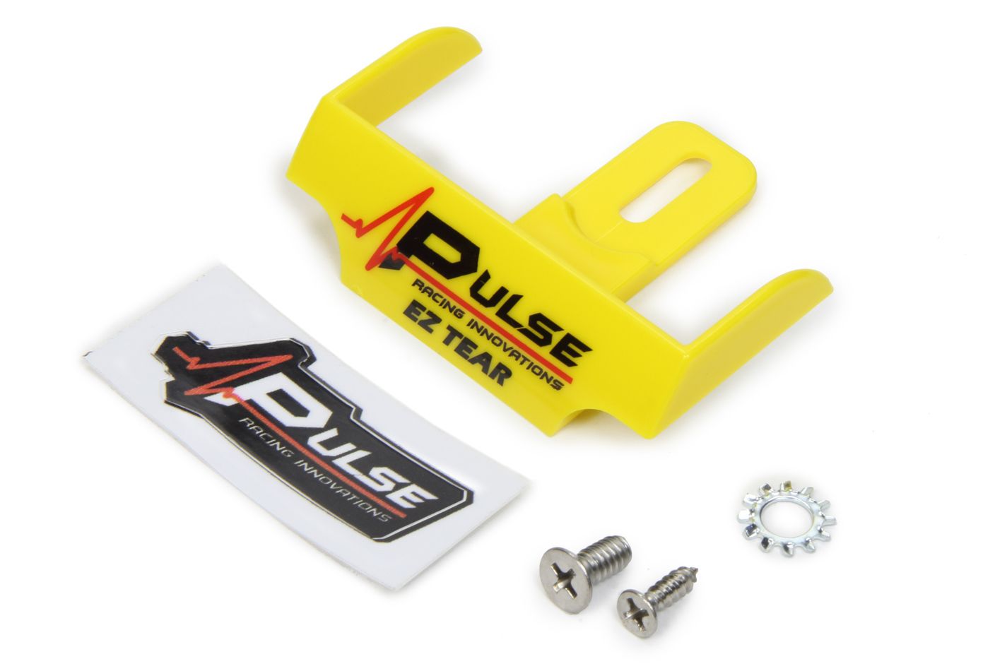 PULSE RACING INNOVATIONSEZ Tear Shield Mounted Yellow