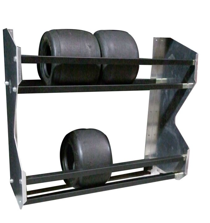 PIT-PAL PRODUCTS2-Tier Karting Tire Rack