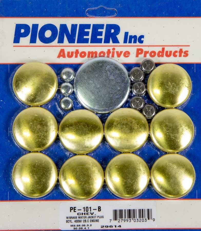 PIONEER400 Chevy Freeze Plug Kit - Brass