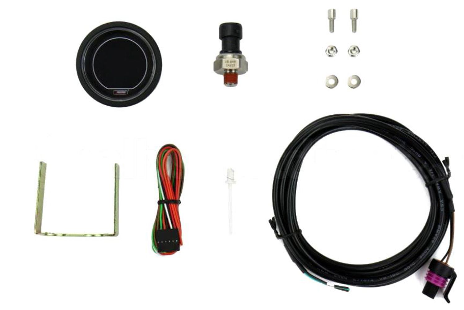PROSPORT GAUGESGauge EVO Oil Pressure w/ Sender White / Green