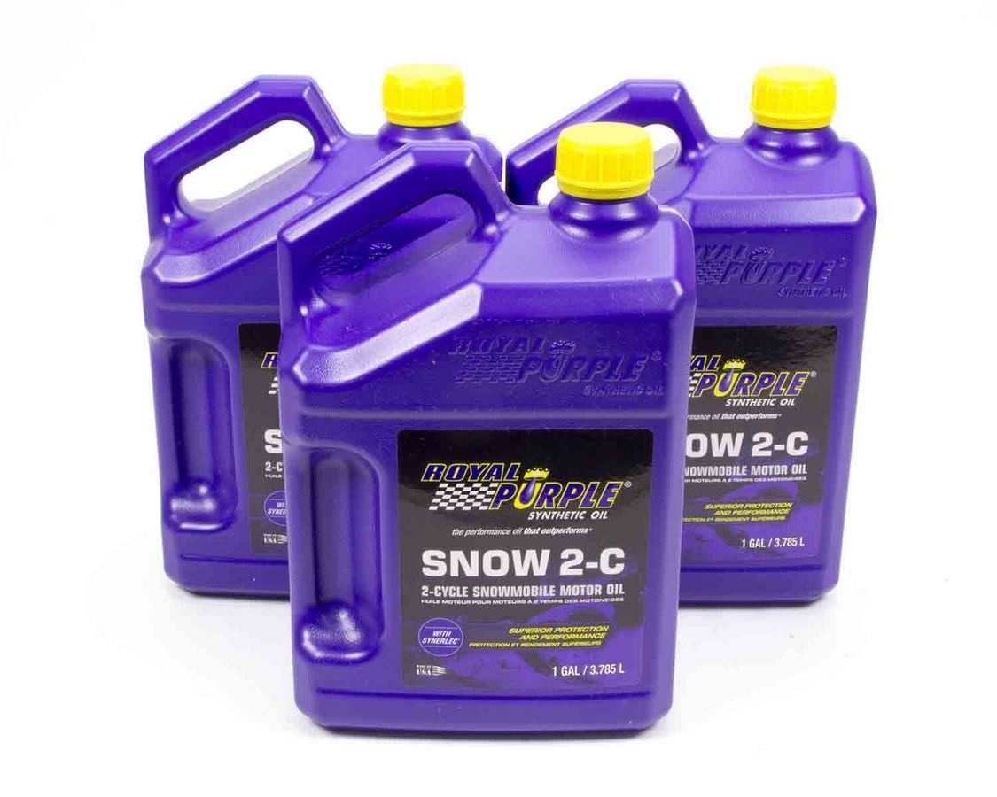 ROYAL PURPLESnowmobile 2 Cycle Oil Case 3x1 Gallon