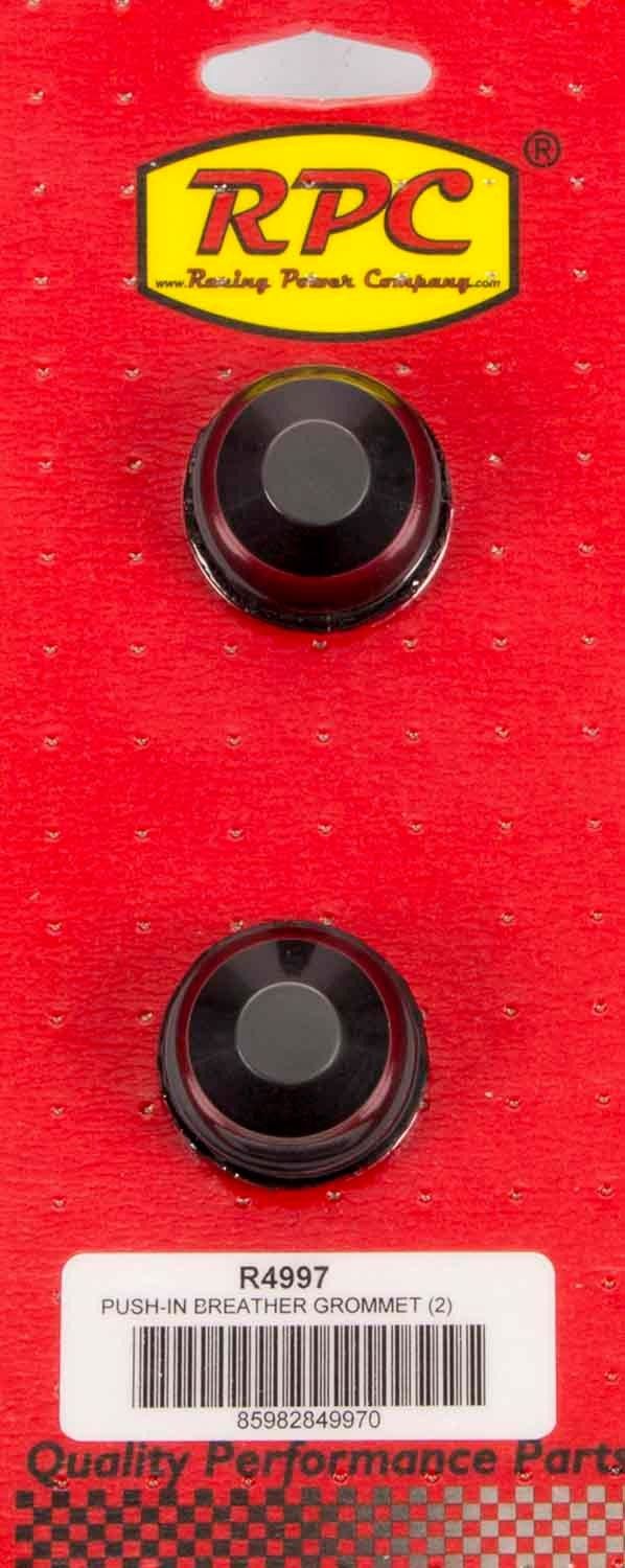RACING POWER CO-PACKAGED1-1/4 OD X 3/4 ID Steel V/C PVC Grommets 2pk