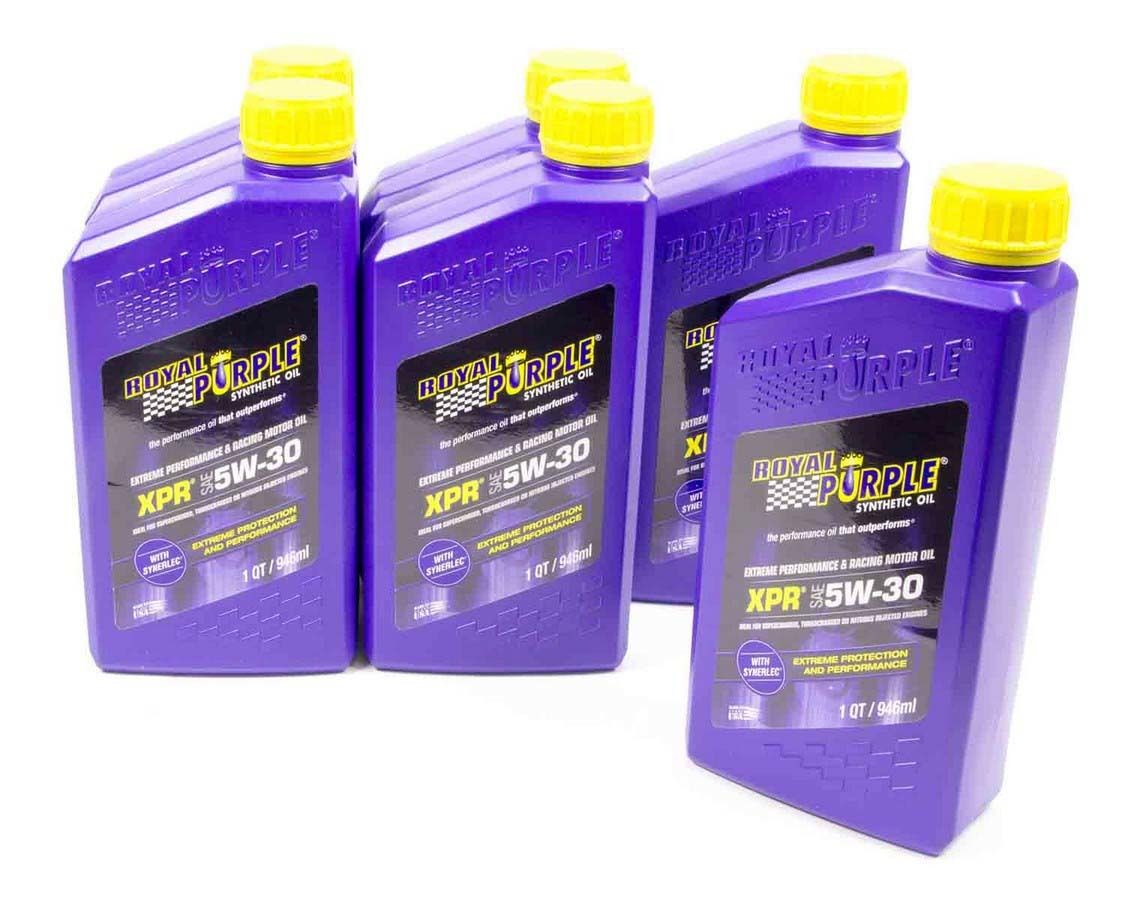 ROYAL PURPLE5w30 XPR Racing Oil case 6x1qt Bottles