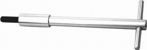 RACING POWER CO-PACKAGEDSilver Alum T-Bar Wing N ut 4In With 1/4-20 (4)