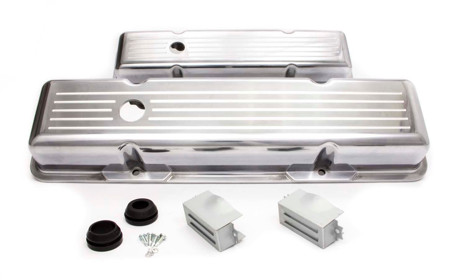 RACING POWER CO-PACKAGEDSBC Alum Short V/C Ball Milled Polished