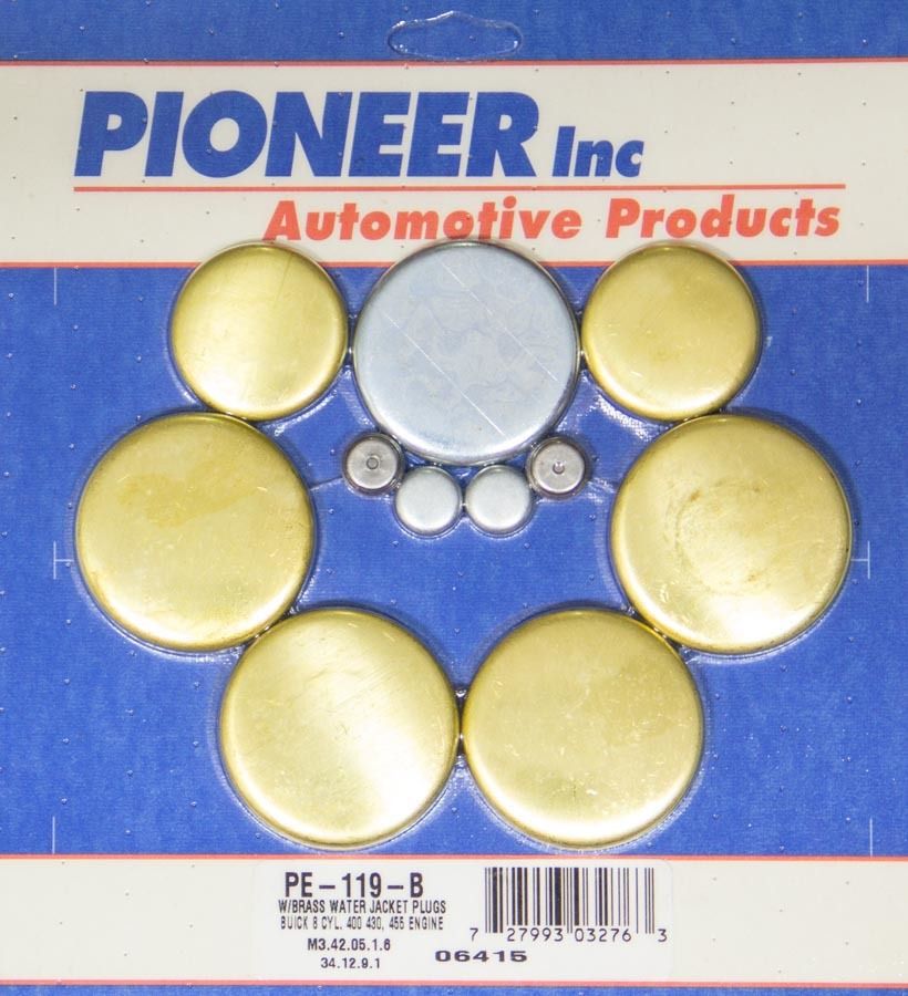 PIONEERBuick 400-455 Freeze Plug Kit - Brass