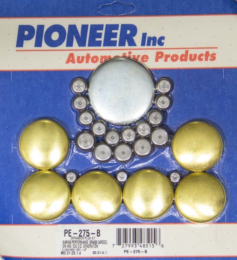 PIONEERBBC Gen V Freeze Plug Kit - Marine - Brass