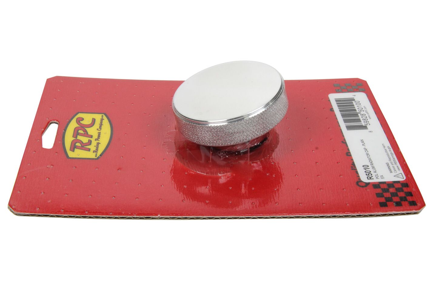 RACING POWER CO-PACKAGEDPolished Aluminum Radiator Cap Plain