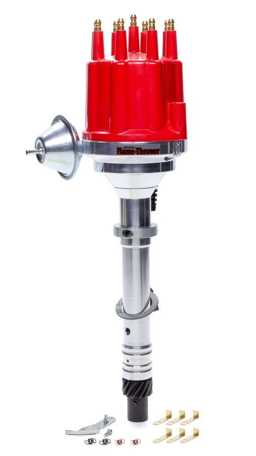 PERTRONIX IGNITIONBillet Distributor Chevy V8 - Red Male Cap