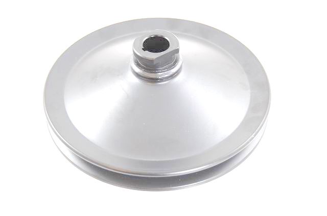 RACING POWER CO-PACKAGED283/327 GM SB Power Stee ring Pulley Chrome