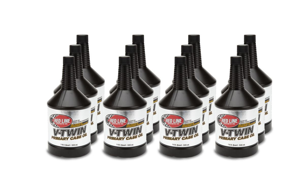 REDLINE OILV-Twin Primary Case Oil Case/12 x 1 Quart
