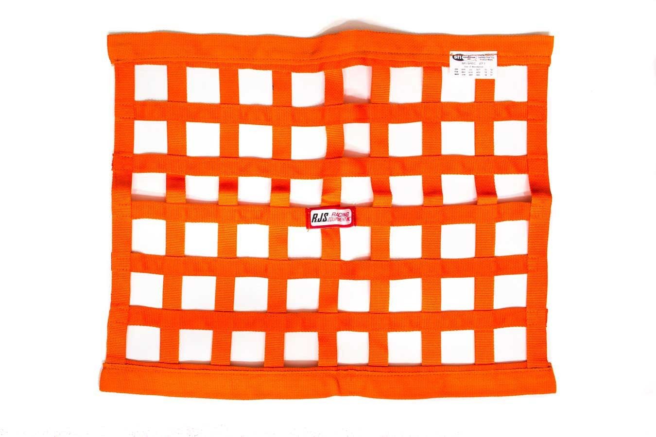 RJS SAFETYOrange Ribbon Window Net 18x24
