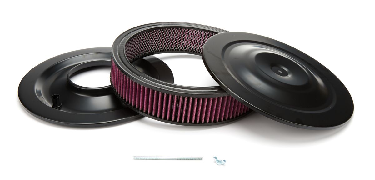 RACING POWER CO-PACKAGED14in X 3in Performance Air Cleaner Black