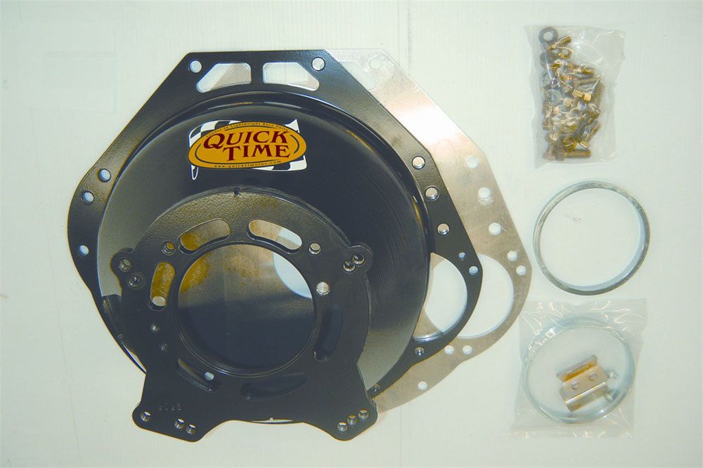 QUICK TIMEBellhousing SBF 5.0/5.8L to Toploader/Borg T10