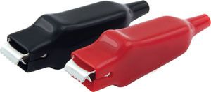 QUICKCAR RACING PRODUCTSAlligator Clamps Red & Black (Pair)