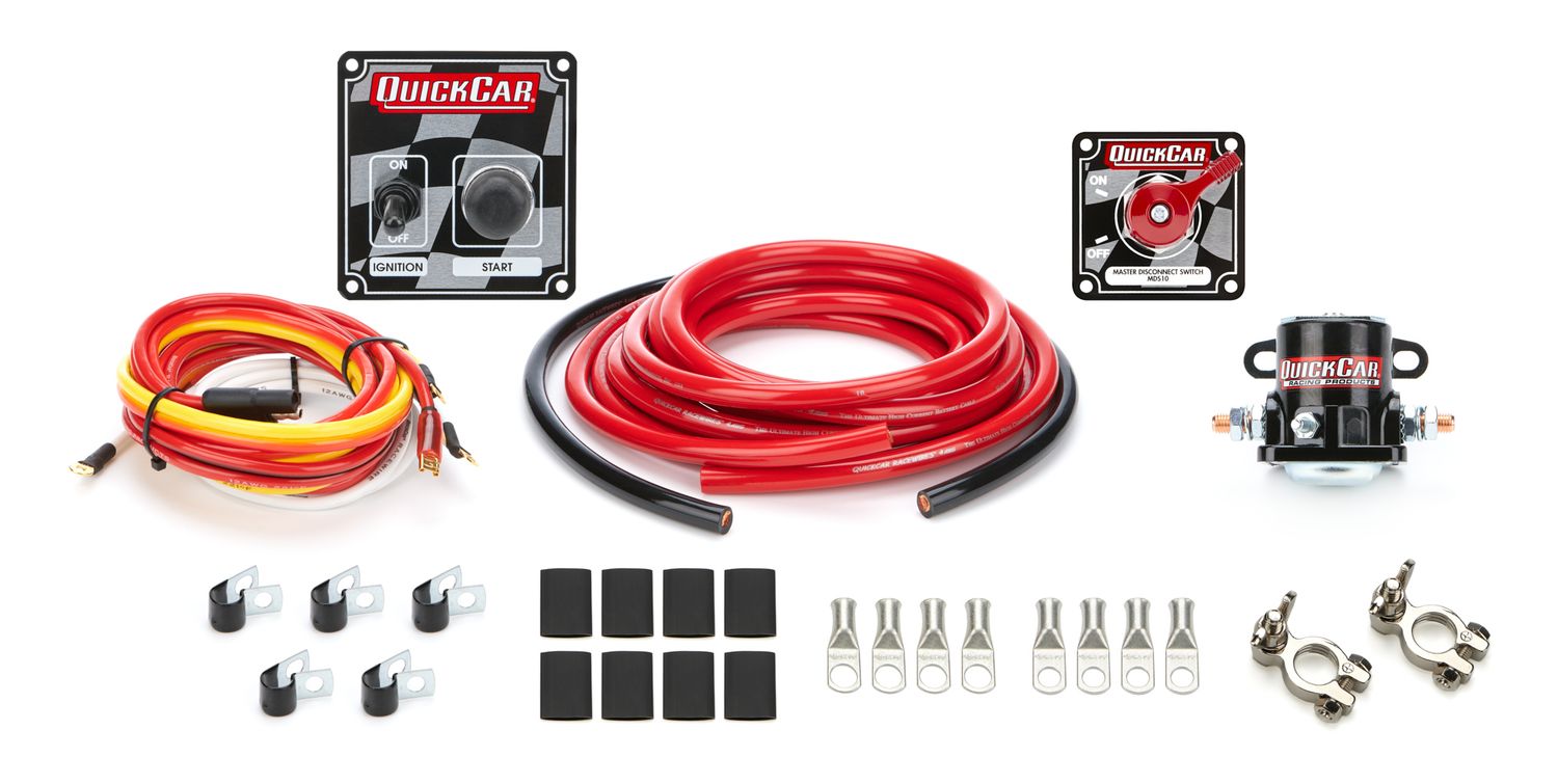 QUICKCAR RACING PRODUCTSWiring Kit 4 Gauge with 50-102 Panel