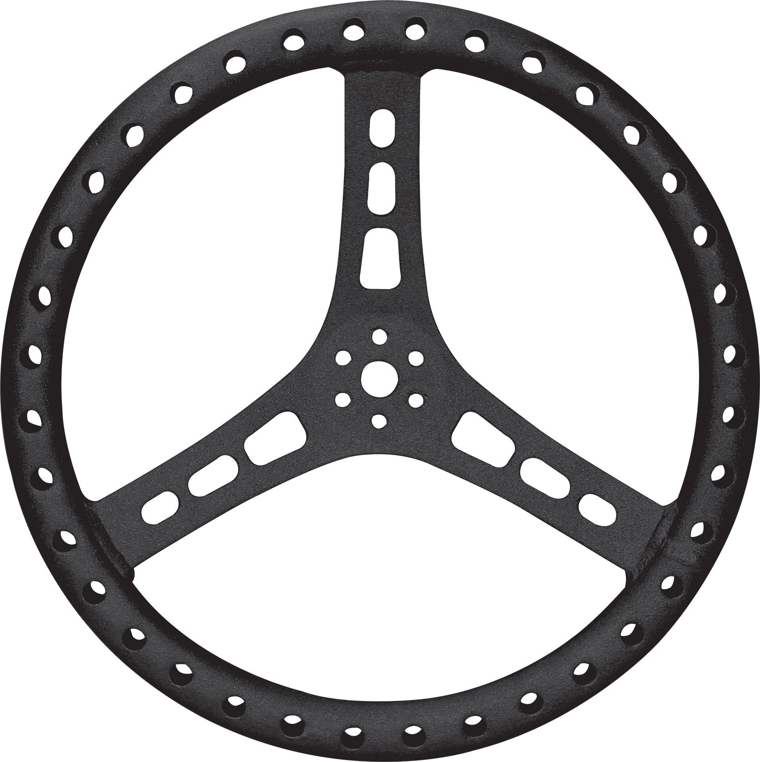 QUICKCAR RACING PRODUCTS15in Steering Wheel L/W Aluminum Black