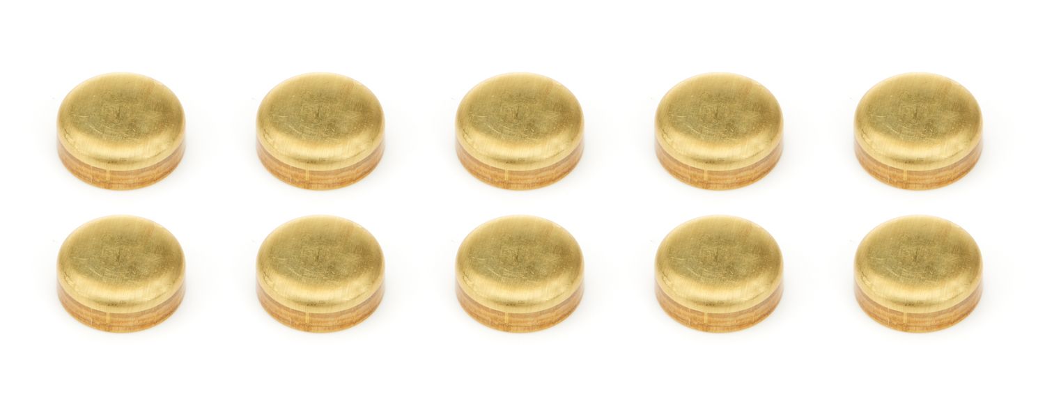 PIONEERExpansion Plugs 10pk - Brass 1-3/8 Dia