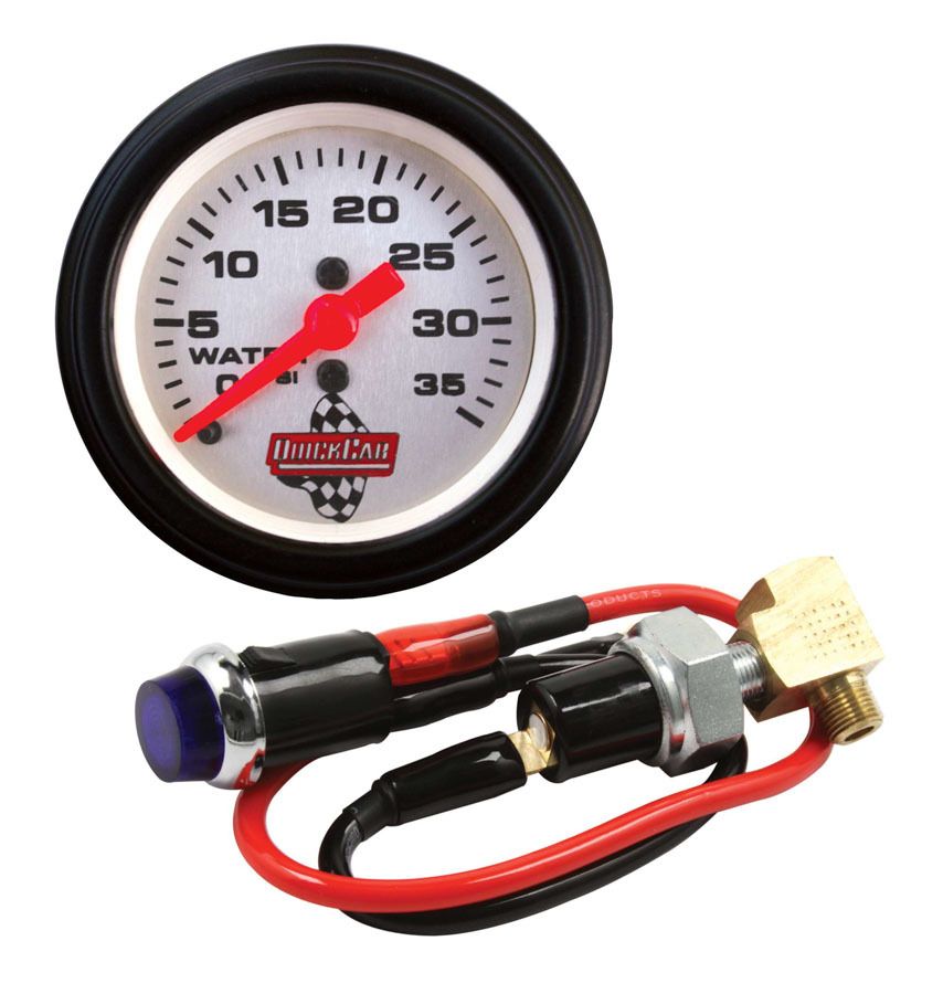 QUICKCAR RACING PRODUCTSWater Pressure Kit with Gauge
