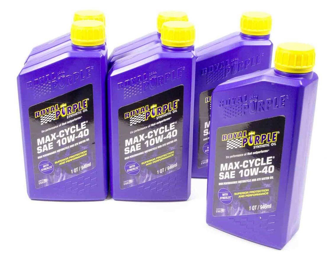 ROYAL PURPLE10w40 Max Cycle Oil Case 6x1 Quart