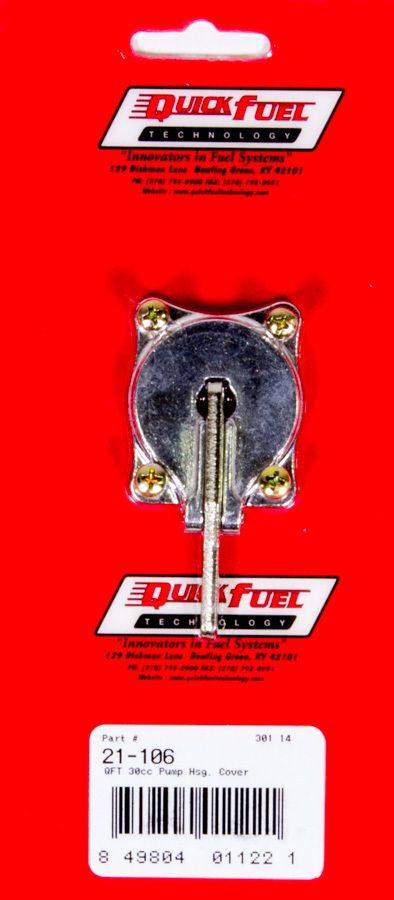 QUICK FUEL TECHNOLOGYQFT Aluminum 30cc Pump H sg. Cover Assy.
