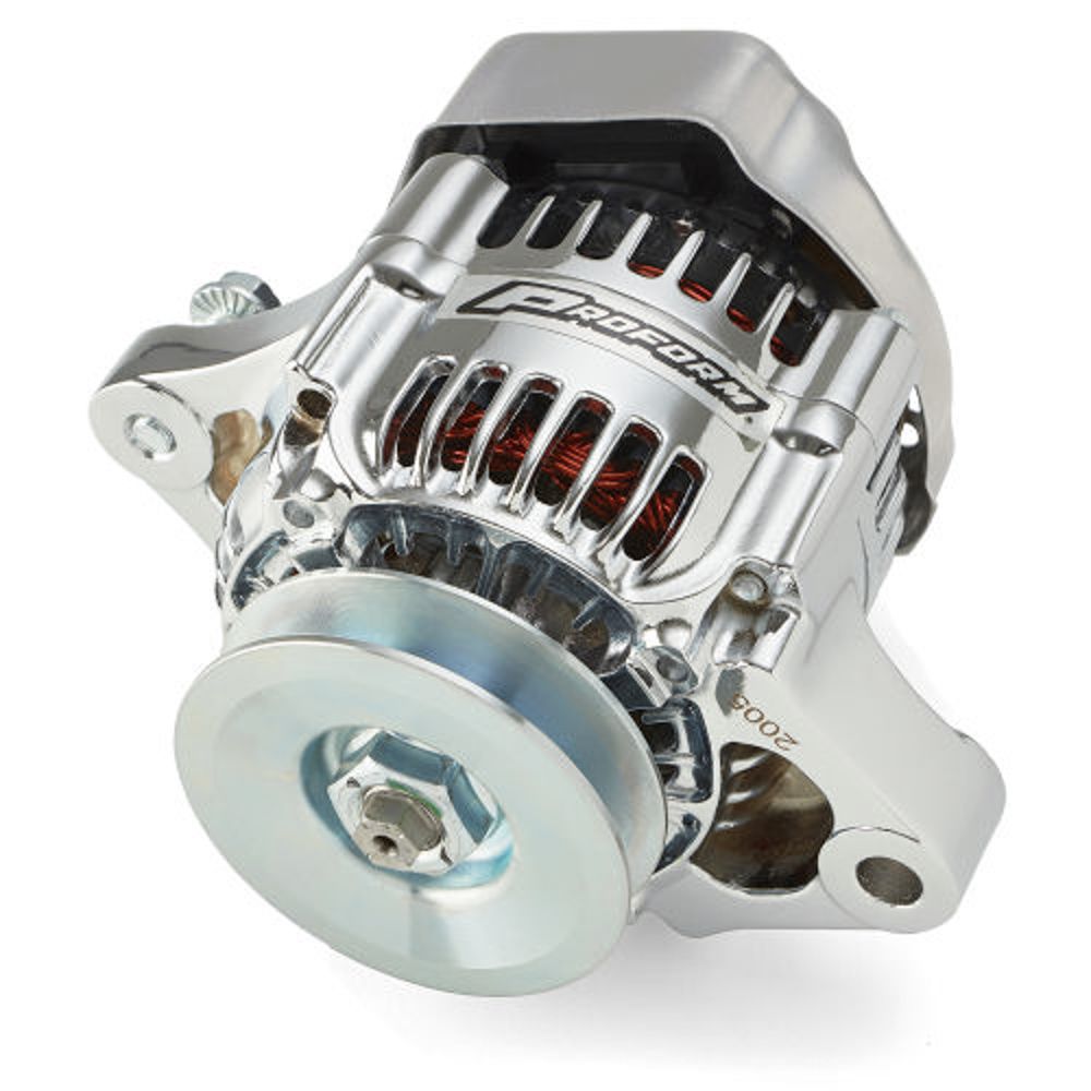 PROFORMAlternator Mini 50 Amp 1-Wire Chrome