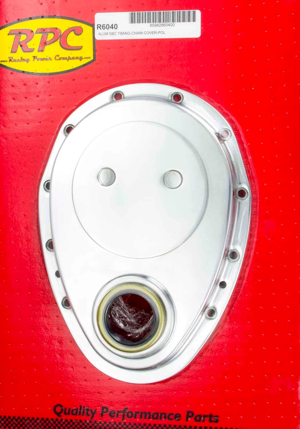 RACING POWER CO-PACKAGEDSBC Alum Timing Cover Polished