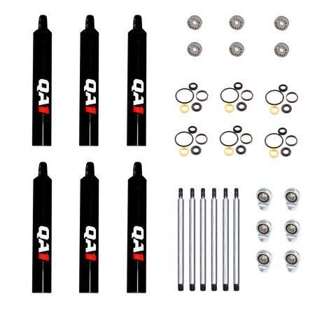 QA1Shock Small Body Steel Dry Kit 6 PACK