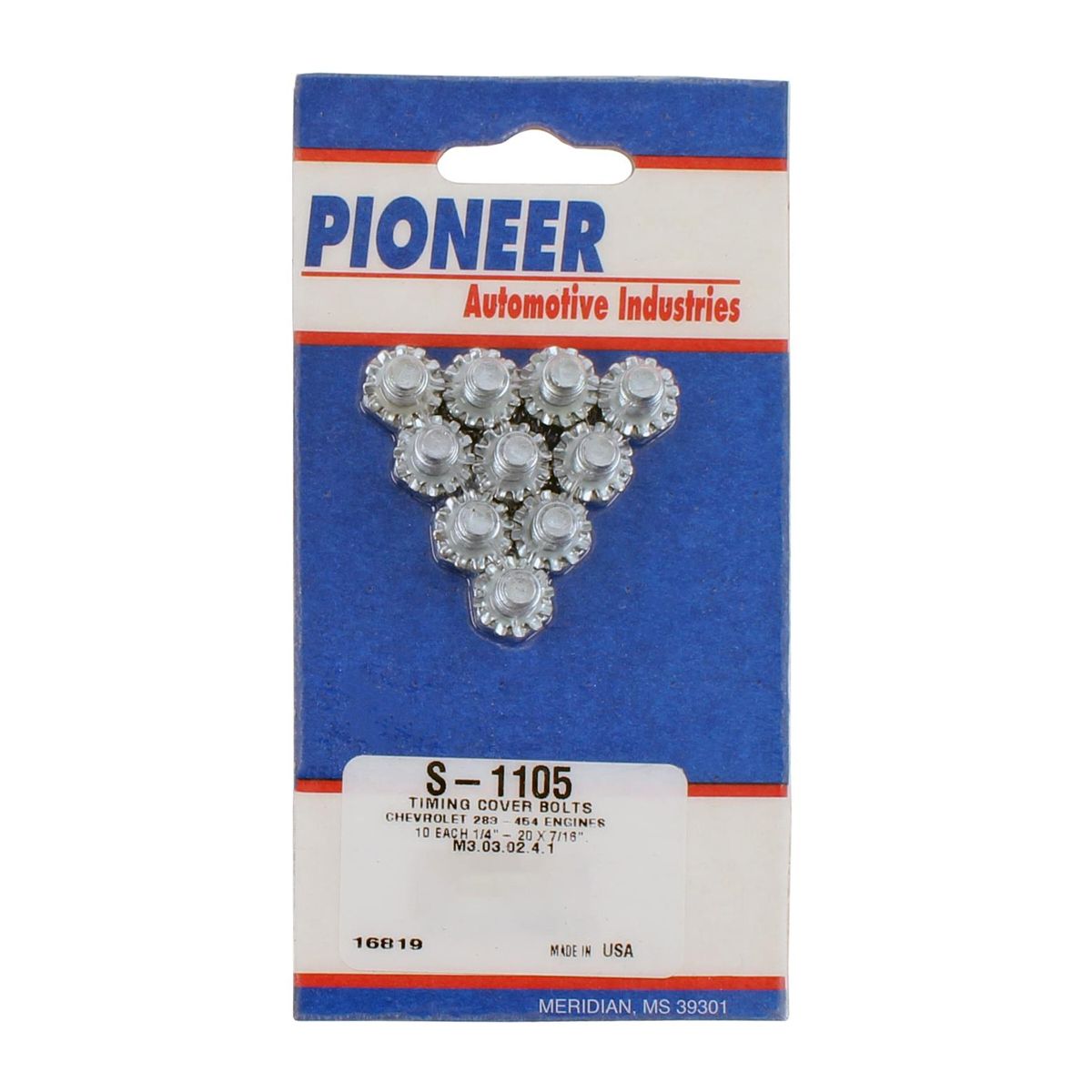 PIONEERSBC Timing Cover Bolt Kit