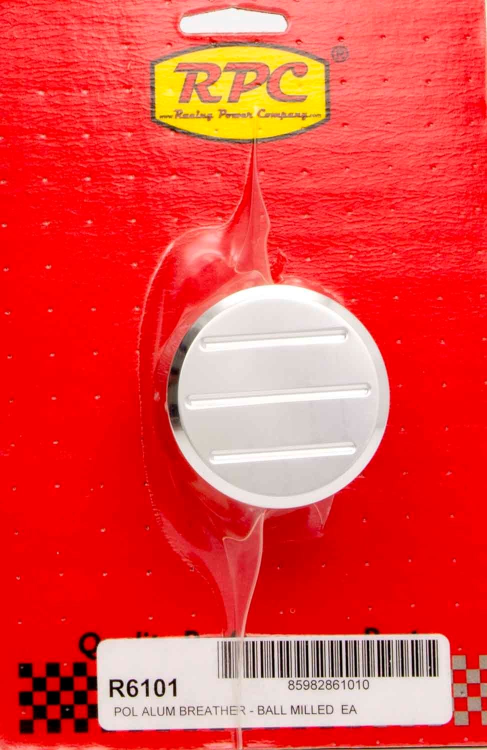 RACING POWER CO-PACKAGEDAlum Ball Milled Push In Breather Polished